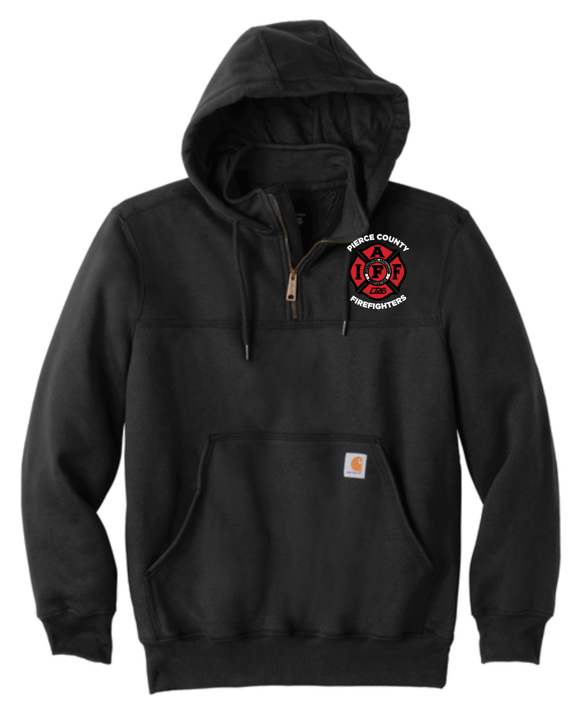 Carhartt 1/4 Zip Black | Pierce County Professional Fire Fighters